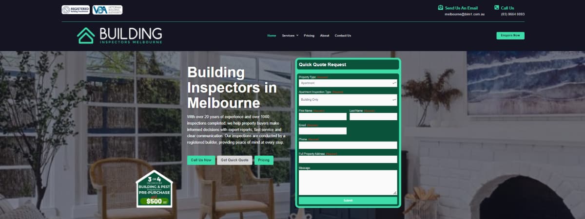 Automating Instant Quotes for Building Inspectors Melbourne